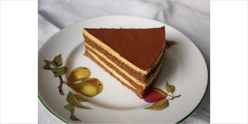 チョコレートケーキ②パヴェ・ブルトン・オ・キャラメル