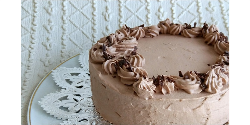 アールグレイ風味のチョコレートケーキ